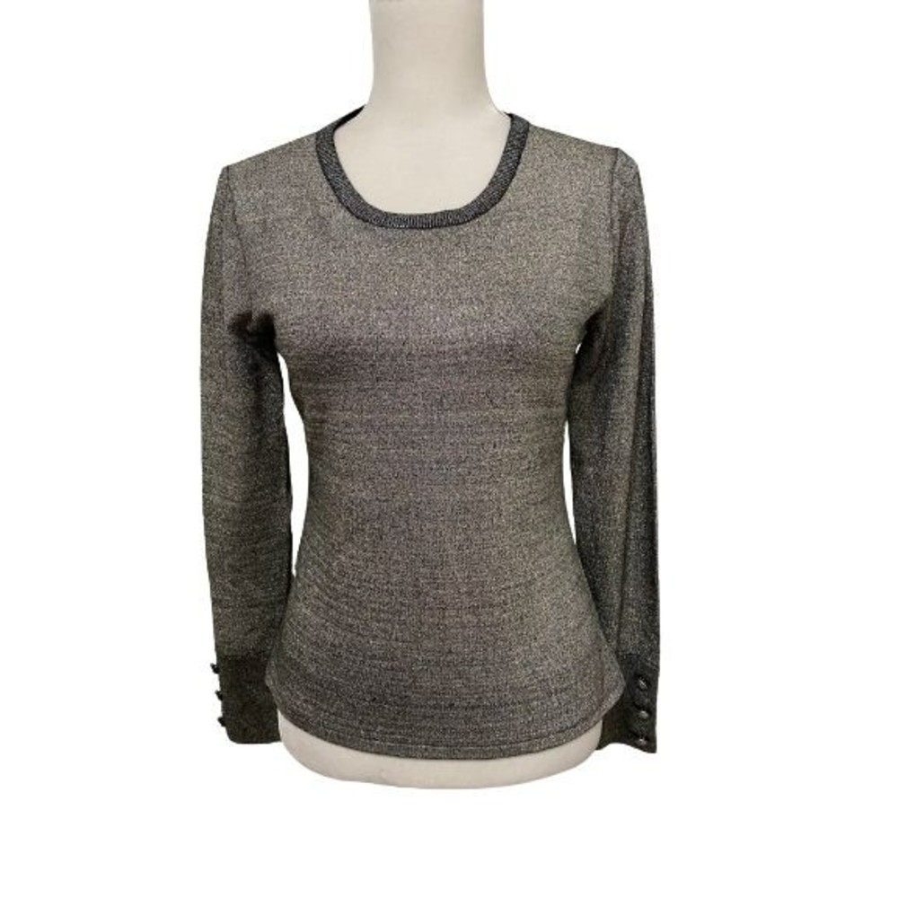 L'AGENCE Gray Crew Neck Sweater